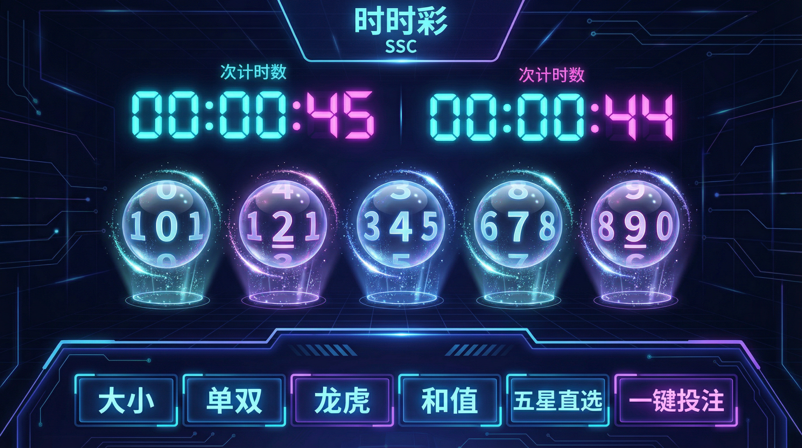 时时彩游戏界面 - 实时开奖的数字彩票